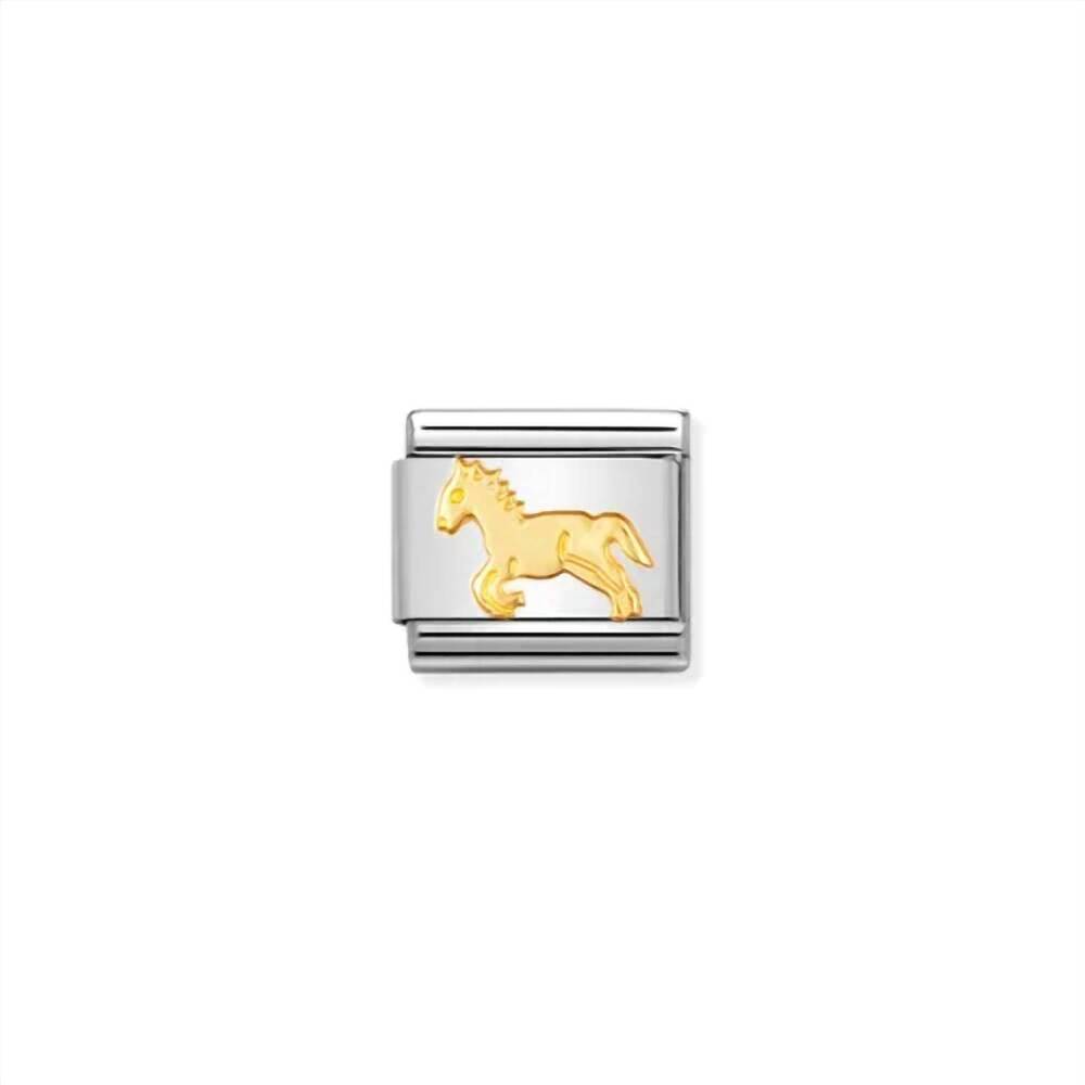 NEW NOMINATION unisex animals links bracelet in horse